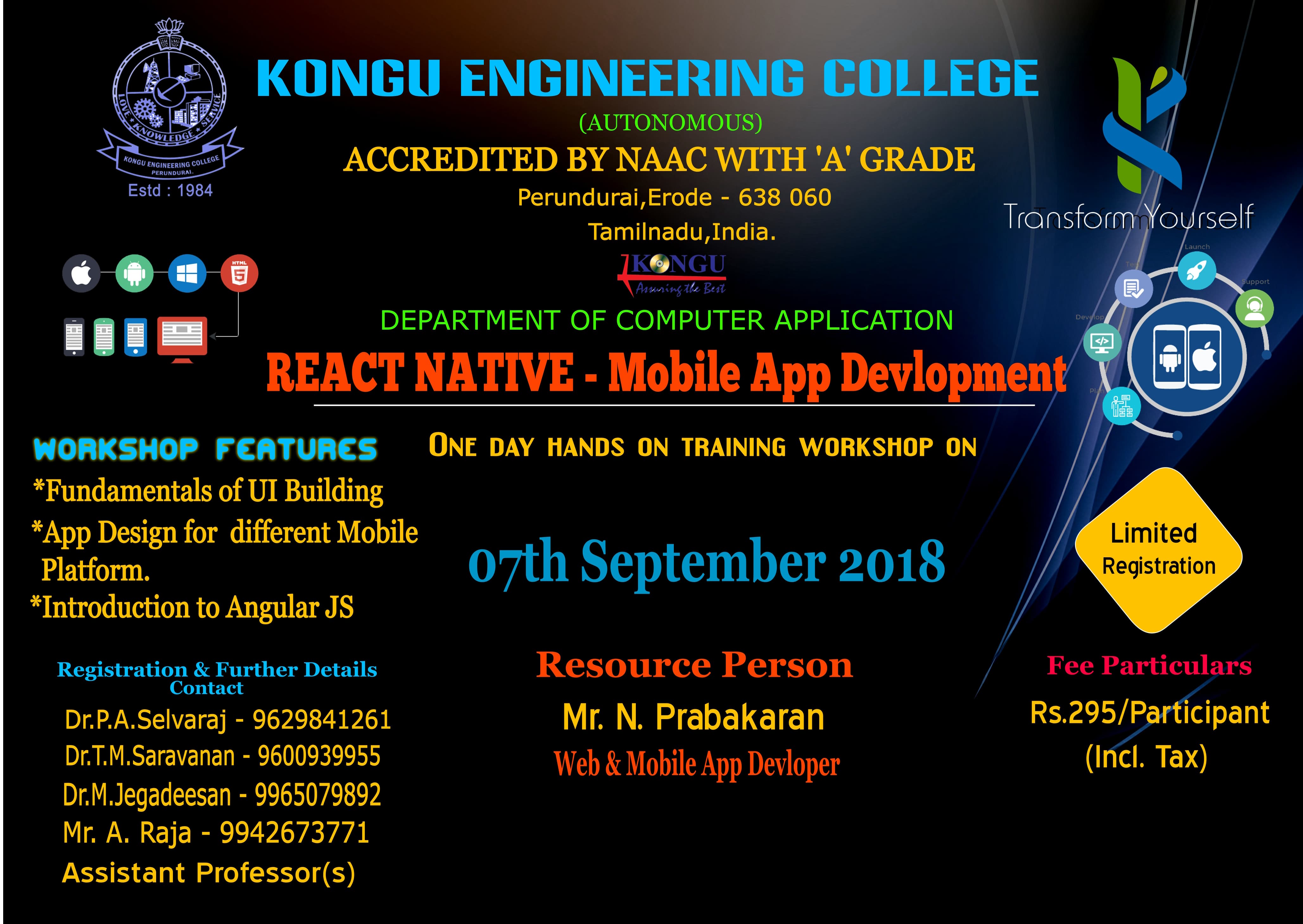 React Native - Mobile App Development 2018